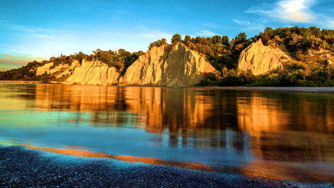 Обои картинки фото scarborough bluffs, ontario, природа, реки, озера, scarborough, bluffs