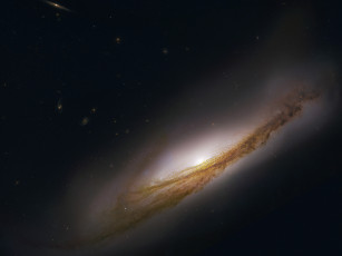 Картинка ngc 3190 космос галактики туманности