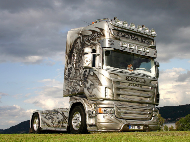 Обои картинки фото автомобили, scania