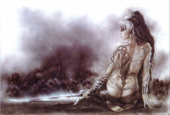 Картинка luis royo фэнтези девушка