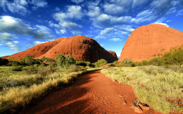 Картинка walpa gorge australia природа горы ущелье валпа австралия пустыня