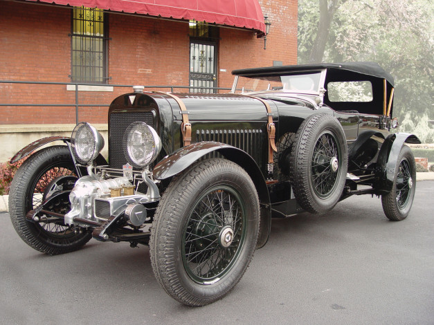 Обои картинки фото автомобили, классика, supercharged, sports, tourer, super, six, 1927, hudson