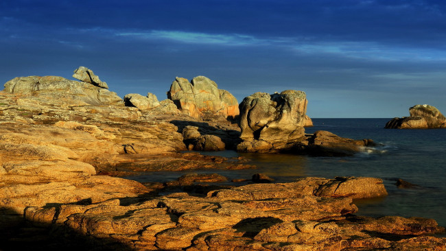 Обои картинки фото природа, побережье, пейзаж, море, камни, скалы