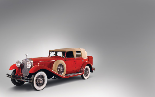 Обои картинки фото автомобили, классика, красный, 1930, isotta-fraschini, mode, 8a, torpedo, tourer, авто