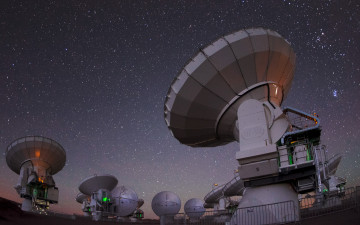 Картинка космос разное другое телескоп небо радио ночь