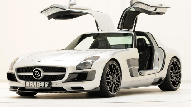 Обои картинки фото mercedes, sls, автомобили, brabus, daimler, ag, германия