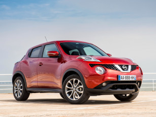 Картинка автомобили nissan datsun yf15 juke красный 2014г