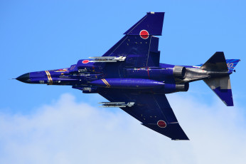 Картинка авиация боевые+самолёты phantom ii многоцелевой истребитель полет mitsubishi f-4ej