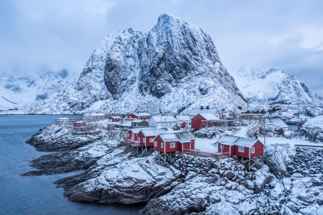 Обои картинки фото hamn&, 248,  lofoten, города, - пейзажи, севера