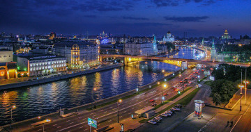 Картинка города москва+ россия москва-река московский кремль москва