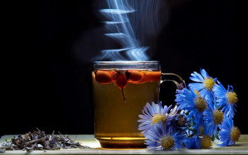 Картинка еда напитки +Чай пар цикорий чай шиповник