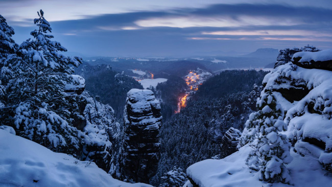 Обои картинки фото природа, горы, швейцария, саксонская, зима, пейзаж