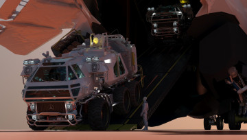 Картинка фэнтези транспортные+средства автомобиль выгрузка isolate 2399 rover