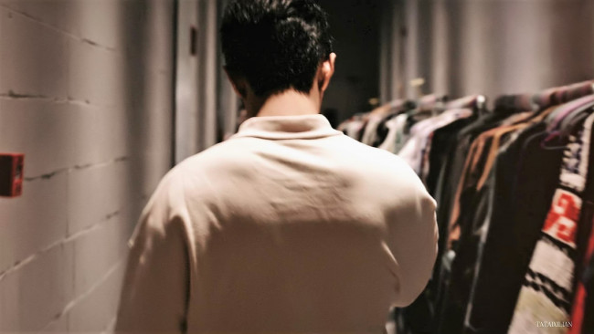 Обои картинки фото мужчины, xiao zhan, актер, спина, одежда