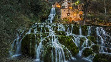 обоя burgos, orbaneja del castillo, spain, города, - пейзажи, orbaneja, del, castillo