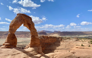 обоя delicate arch, arches national park, utah, природа, горы, delicate, arch, arches, national, park