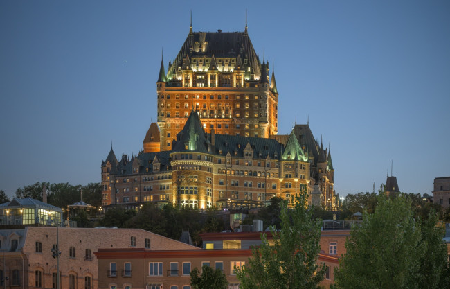 Обои картинки фото quebec hotel, города, квебек , канада, quebec, hotel