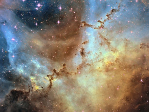 Картинка туманность розетка космос галактики туманности