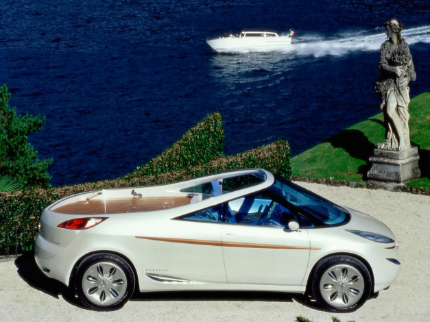 Обои картинки фото 1997, peugeot, 806, runabout, concept, автомобили