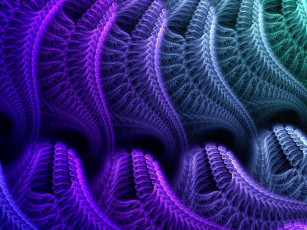 Картинка 3д графика fractal фракталы фон цвета узор