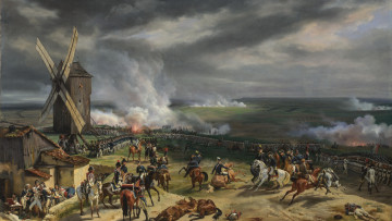 Картинка рисованные живопись картина the battle of valmy сражение при вальми масло холст