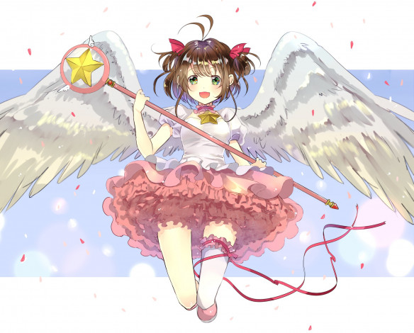 Обои картинки фото аниме, card captor sakura, card, captor, sakura, ангел