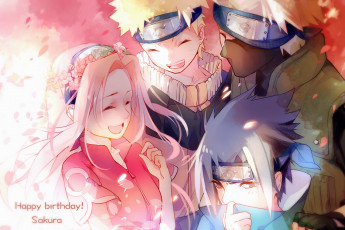 Картинка аниме naruto team 7