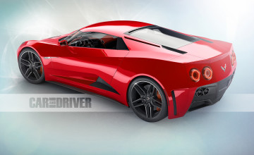 Картинка автомобили 3д corvette