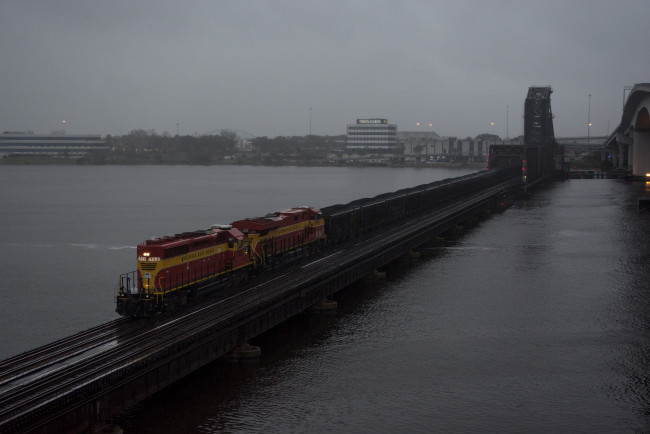 Обои картинки фото техника, поезда, wallhaven, мост, тепловоз, поезд