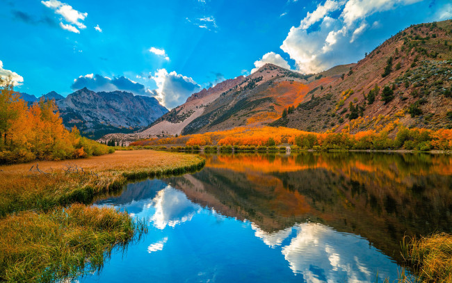 Обои картинки фото north lake, california, sierra nevada, природа, реки, озера, north, lake, sierra, nevada