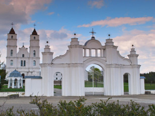 обоя ogabren, путешествия, по, латвии, базилика, аглоне, города, католические, соборы, костелы, аббатства