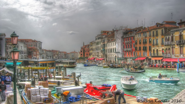 Обои картинки фото venetian, canal, города, венеция, италия