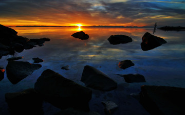 Картинка природа восходы закаты море закат