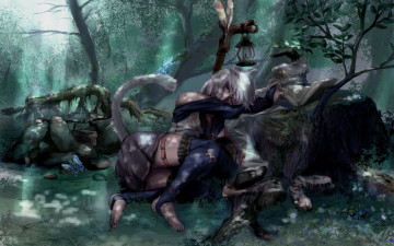 Картинка видео игры final fantasy xiv лес