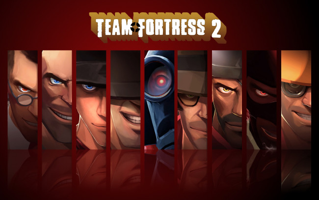 Обои картинки фото team, fortress, видео, игры, лица