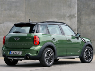 Картинка автомобили mini зеленый 2014г r60 cooper s countryman