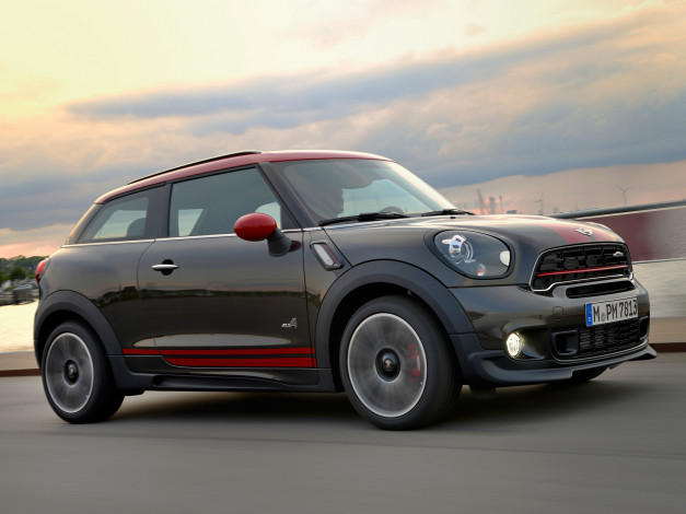 Обои картинки фото автомобили, mini, works, paceman, r61, 2014г, cooper, john