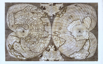 Картинка разное глобусы +карты антарктида полушария карта