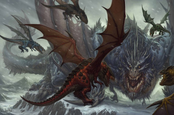 Картинка видео+игры world+of+warcraft драконы арт fantasy рассвет аспектов world of warcraft