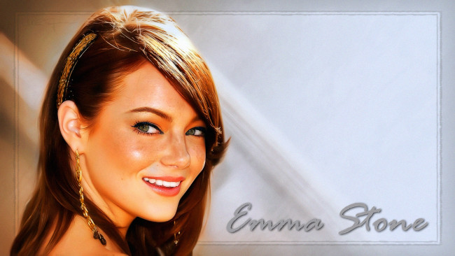 Обои картинки фото emma stone, девушки, актриса, сша