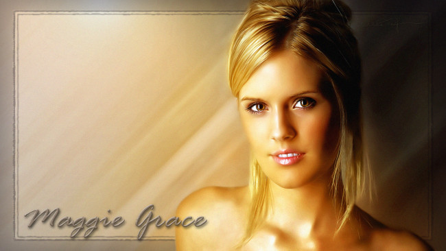 Обои картинки фото maggie grace, девушки, актриса, сша