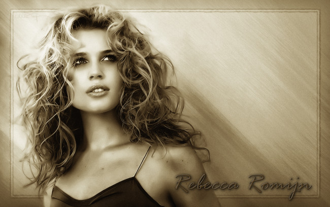 Обои картинки фото rebecca romijn, девушки, актриса, сша