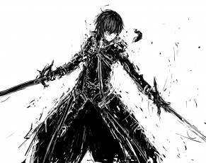 Картинка аниме sword+art+online кирито