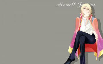 Картинка аниме howl`s+moving+castle парень