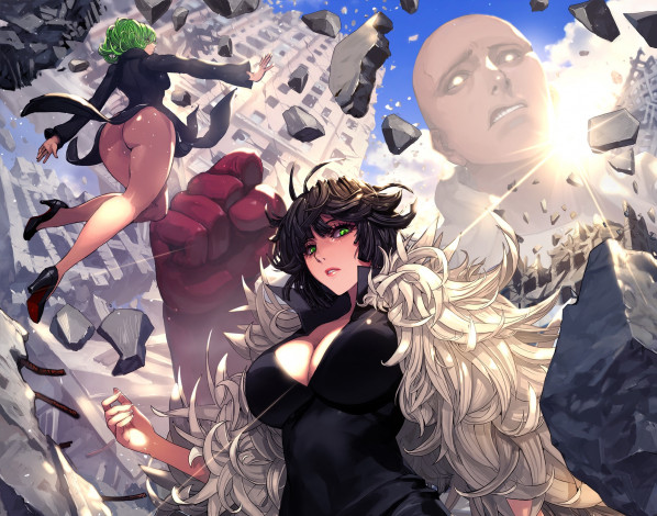 Обои картинки фото аниме, one punch man, ванпачмен