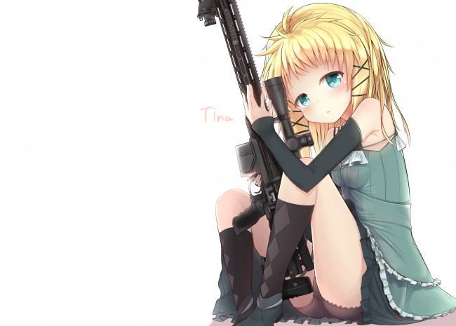 Обои картинки фото аниме, black bullet, девочка