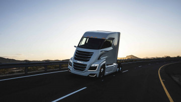 Картинка автомобили грузовики nikola two электромобили водородный топливный элемент грузовик новые технологии