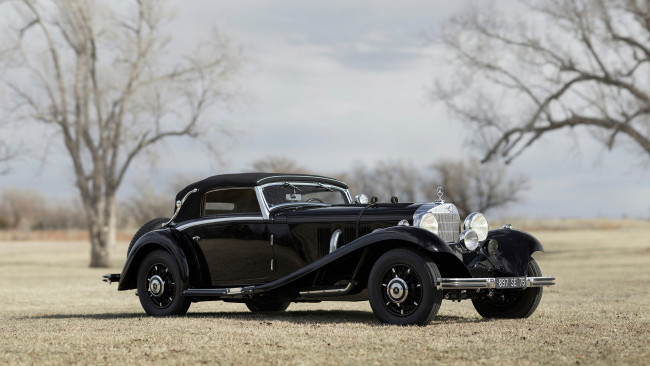 Обои картинки фото автомобили, классика, 1935, mercedes-benz, 500, 540, k, cabriolet, a