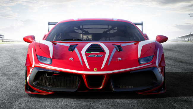 Обои картинки фото ferrari 488 challenge evo 2020, автомобили, ferrari, 488, challenge, evo, 2020, жгучая, девушка, из, италии