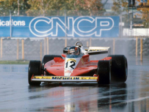 Картинка gilles villeneuve first victory ferrari 312t3 v12 gp canada montreal circuit october 8th 1978 спорт формула